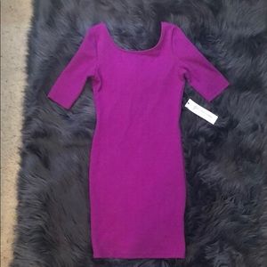 Purple texture dress